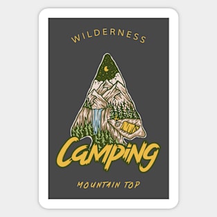 Wilderness Camping Sticker